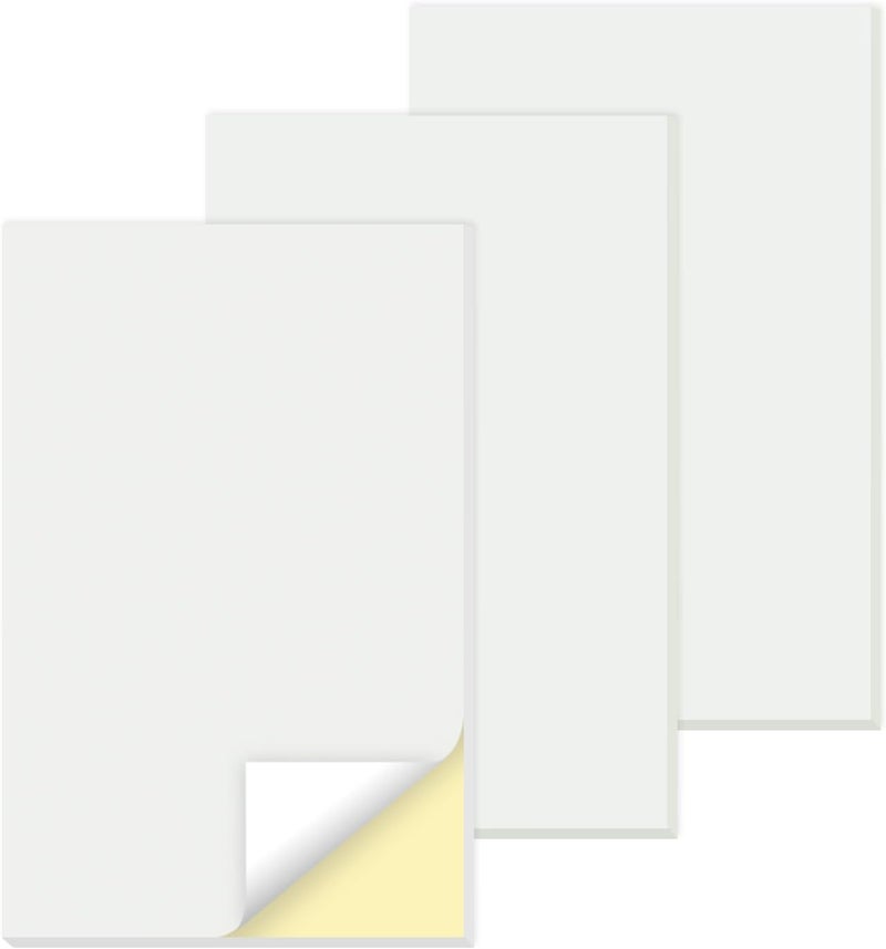 suituts 150 Sets 5.5X8.5 Inches Blank Carbonless Notepad, 2-Part Blank Carbonless Lab Notebook, Carbon Duplicate Copy Paper (50 Sets each Pad, 3 Pads) - Image 1